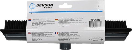 Benson Bezemkop met Rubberen Haren - Statische Werking - 31 cm - Binnen en Buiten van Benson — afbeelding 4