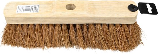 Benson Zaalbezem - Hout met kokos borstels - 30 cm - Bezemsteel niet inbegrepen van Benson — afbeelding 2