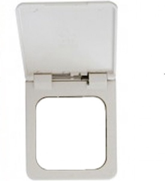 Presto Contactdoos Cover met Klepje S-10.000 Wit