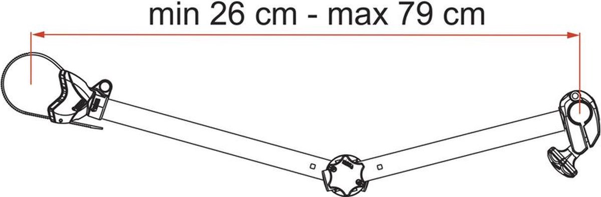 Fiamma Wielblokkeringssysteem Bike-Block Pro S D3 Diep Zwart