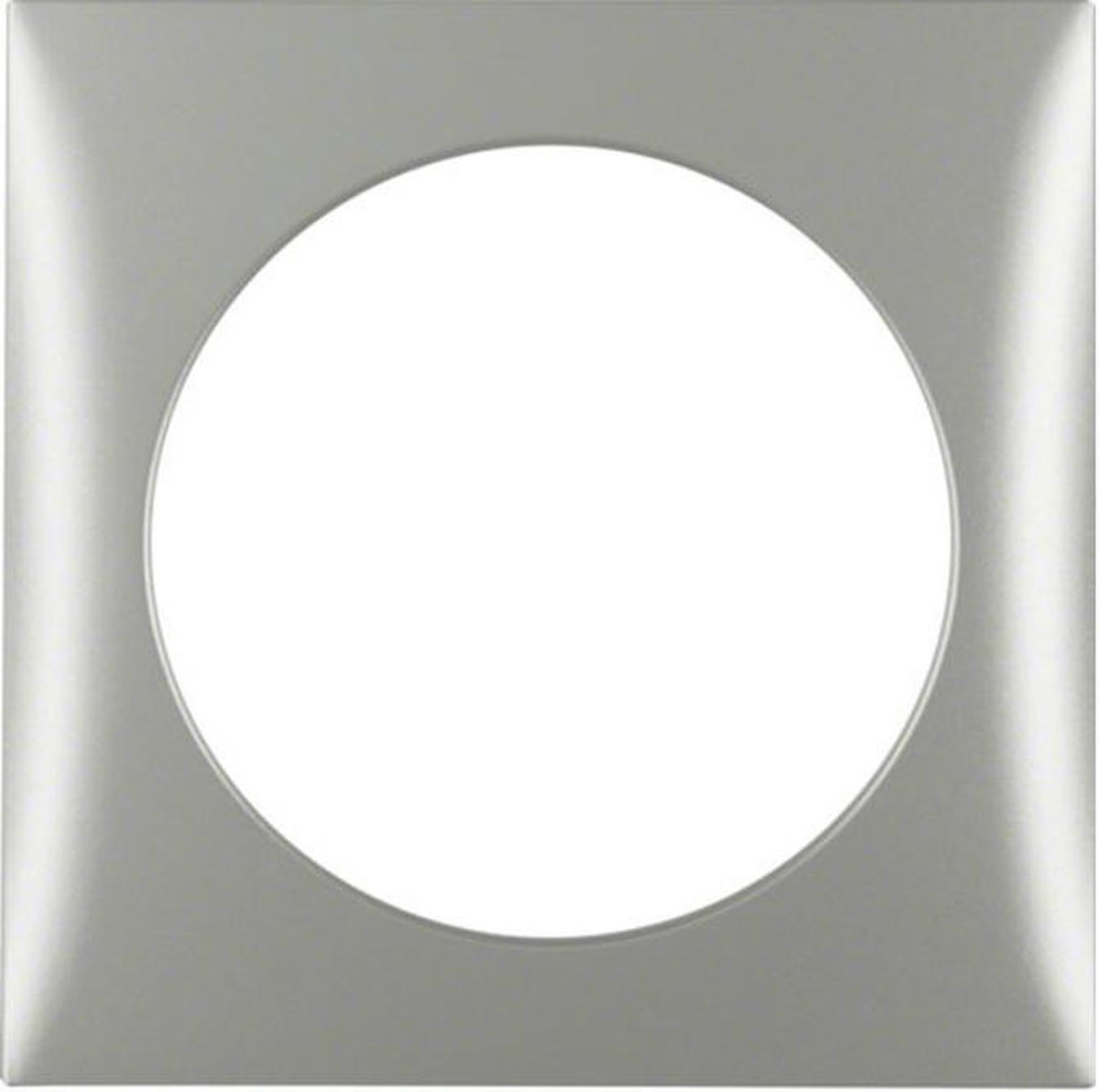 Berker Afdekraam Flow 1-Vaks Truma Element Antraciet Mat