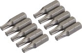 Embouts de tournevis Silverline Cr-V, 10 CV. TORX