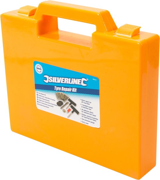 Silverline Complete bandenreparatieset voor auto, motor en scooter - 38-delig