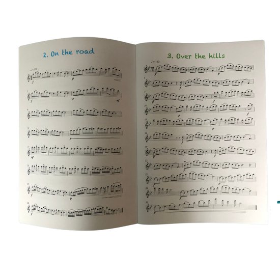Colorful Flute Etudes intermediate dwarsfluitmuziek bladmuziek