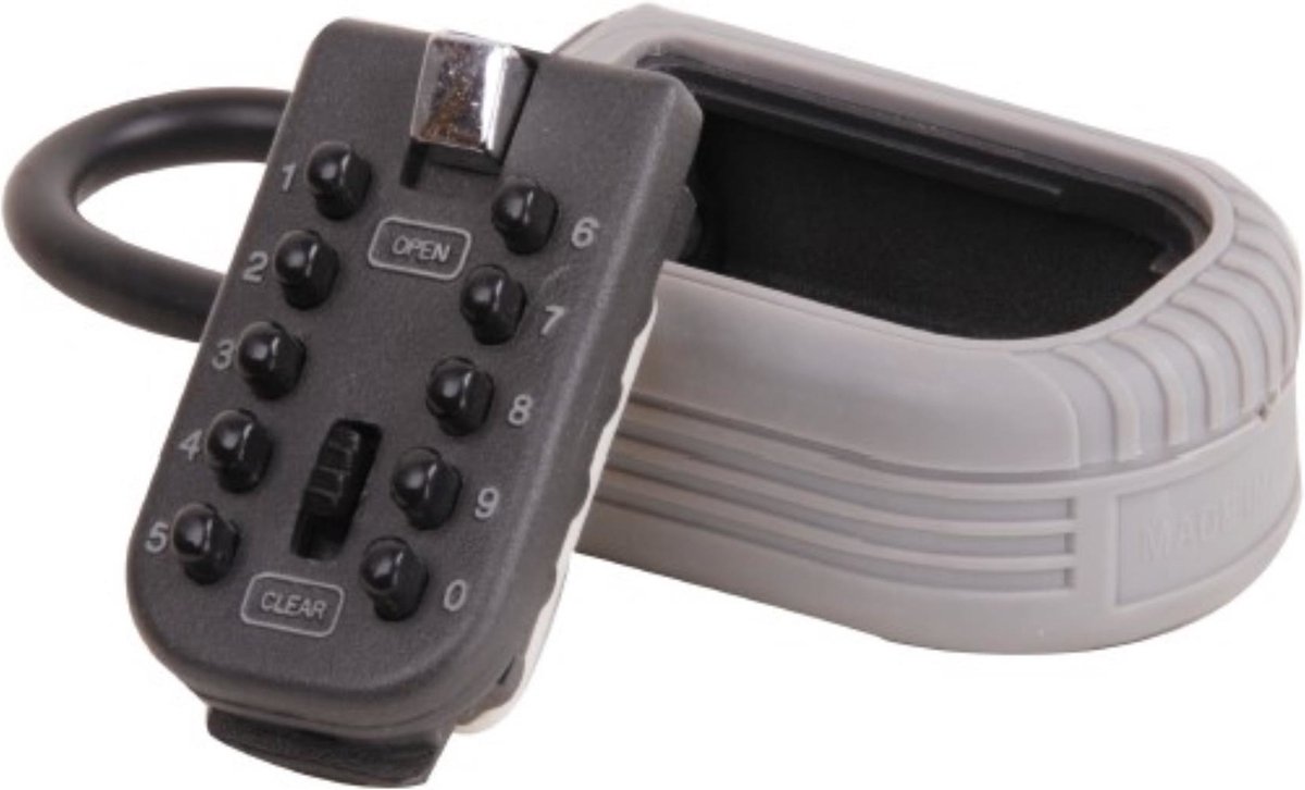 Stahlex Stalen sleutelkluis - cijferslot - weerbestendig - 155 x 63 x 46 mm