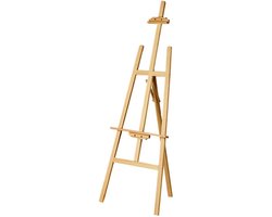 foto van Houten schildersezel staand model tot 140 cm - Schilderijen maken