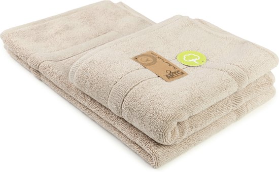 ARTG Towelzz® TAPIS DE BAIN - 100% coton - Qualité lourde - 50 x 80 cm - Beige - Sable