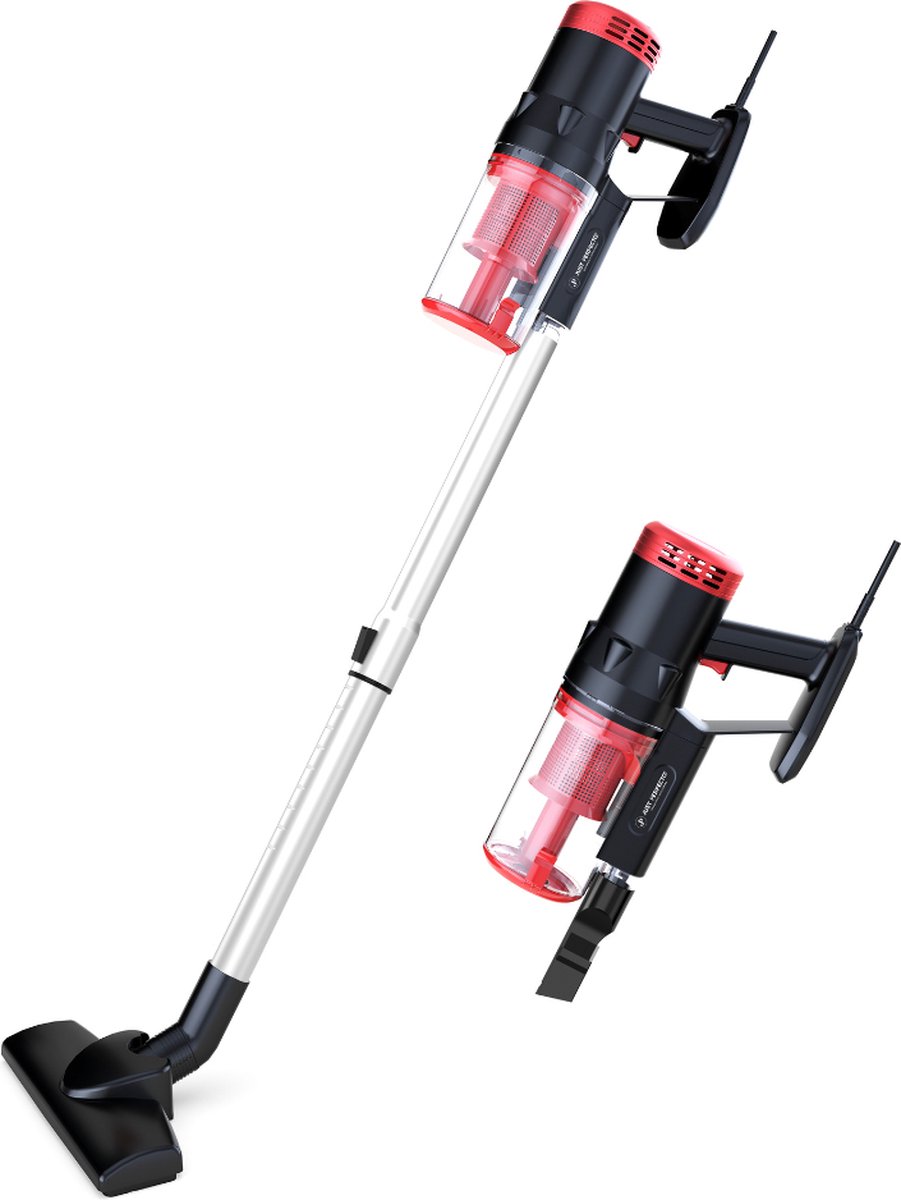 Beldray 2-in-1 Multifunktionaler Stab- und Handstaubsauger – Leichter Staubsauger, Mehrflächen-Bodenstaubsauger, Beutellos, HEPA-Filter, 1 L Staubbehälter, 600 W, Fugendüse/Bürste, Grau