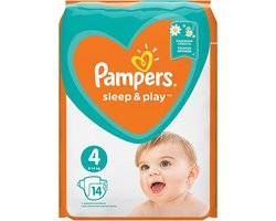 Pampers Sleep & Play maat 4 - 14 Stuks