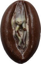 Vaderdag - Chocanette - Erotische chocolade-figuur - vagina - melk/wit - 10cm x 6cm - 2 stuks.