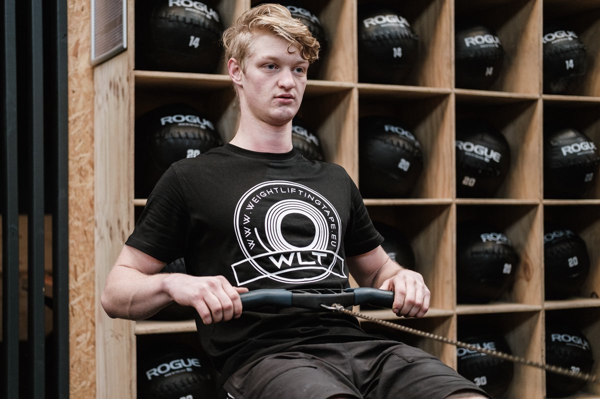 WLT Unisex T-shirt | Maat L | Kleur zwart | Weightlifting T-Shirt voor CrossFit, Weightlifting, powerlifting en gymnastics |