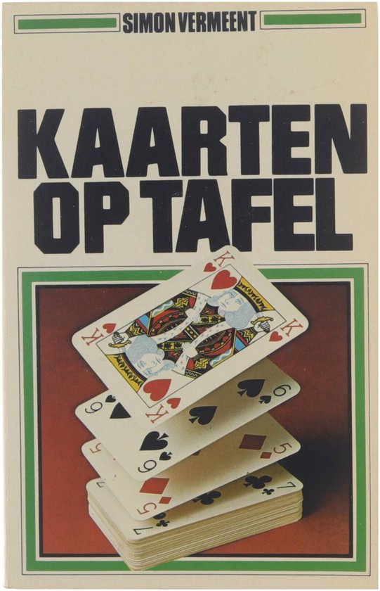 9789010018557 - Kaarten op tafel