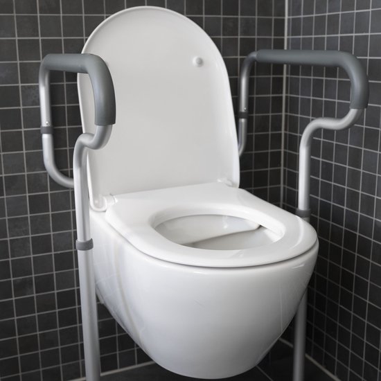 Dunimed Verstelbare - Toiletframe - in Hoogte Verstelbaar met Armsteun | bol.com