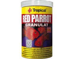 Tropical Red Parrot Granulaat - 1 Liter - Papagaai cichliden voer - Visvoer