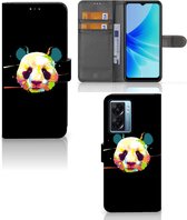 Telefoontas OPPO A77 5G | A57 5G Hoesje ontwerpen Panda Color Sinterklaas Cadeautje