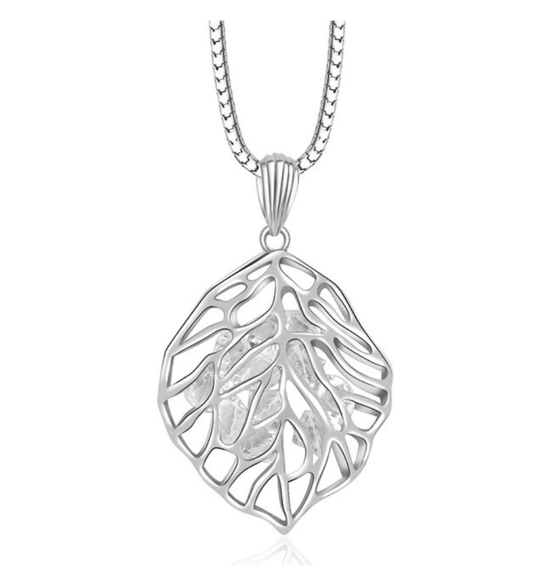 N3 Collecties Lange trui blad hanger ketting voor vrouwen