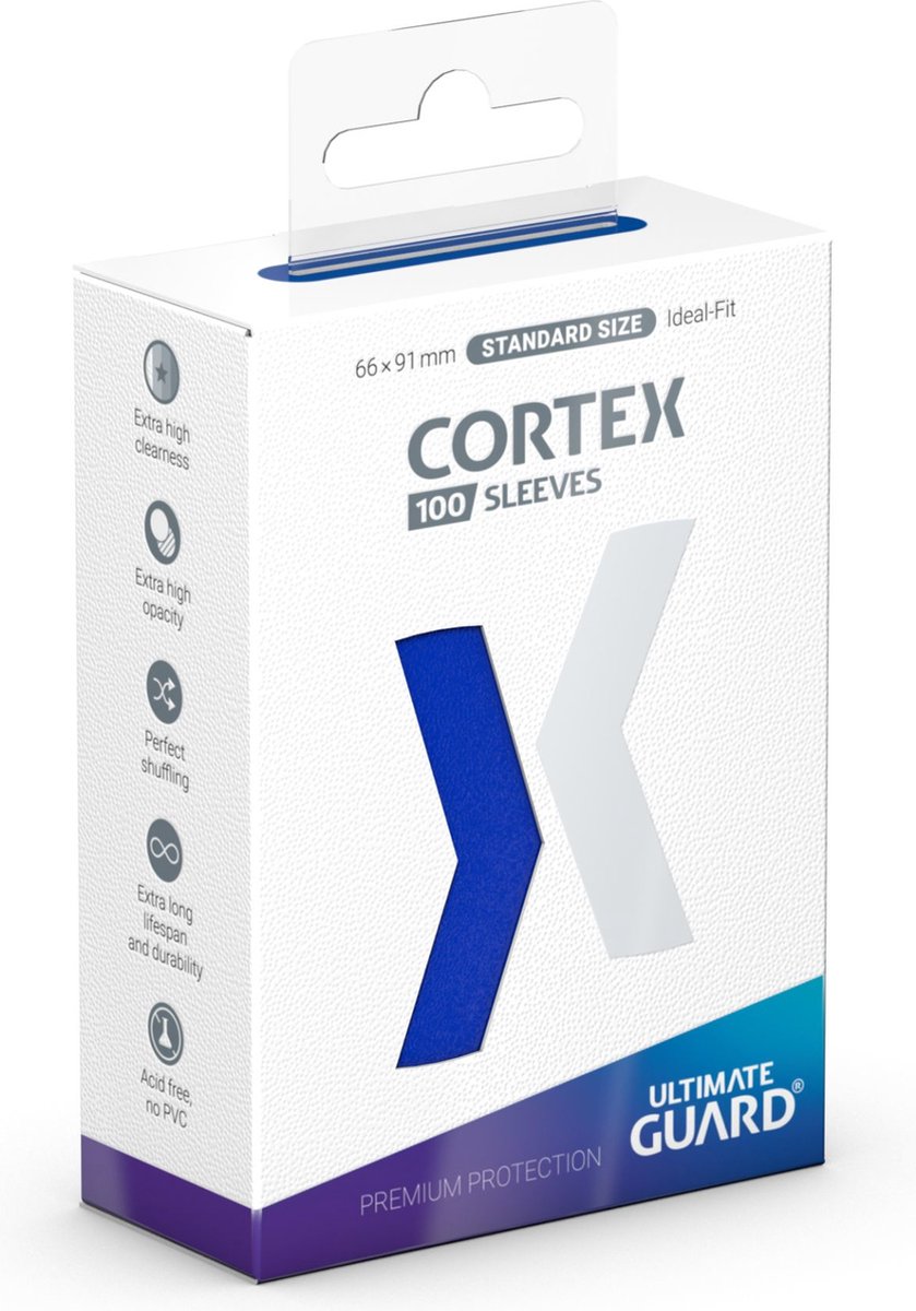 Ultimate Guard Cortex Sleeves Standard Size (100) - Blue