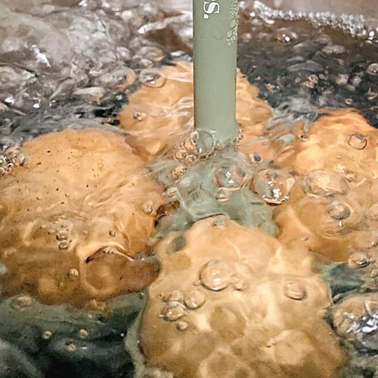 Eierset - 4x eierdopjes - 4x lepeltjes - 1x eierhouder - vaatwasserbestendig - groen van Merkloos — afbeelding 2