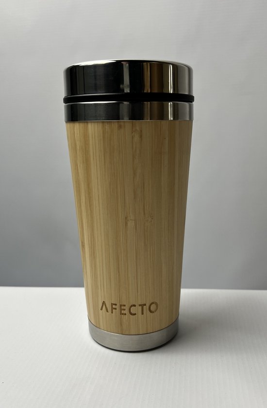 koffie to go beker bamboe | coffee to go | isolerende beker | herbruikbaar | inhoud 450 ml