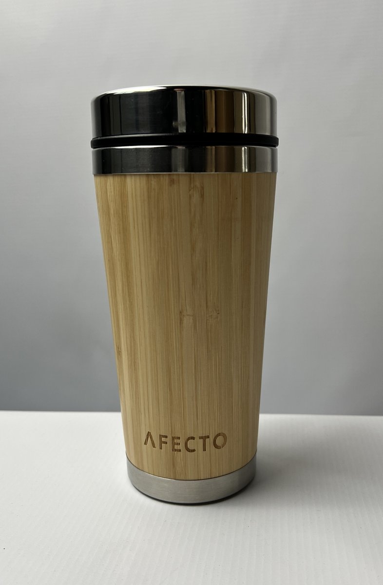 koffie to go beker bamboe | coffee to go | isolerende beker | herbruikbaar | inhoud 450 ml