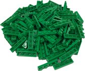 200 Bouwstenen 1x4 plate | Groen | Compatibel met Lego Classic | Keuze uit vele kleuren | SmallBricks