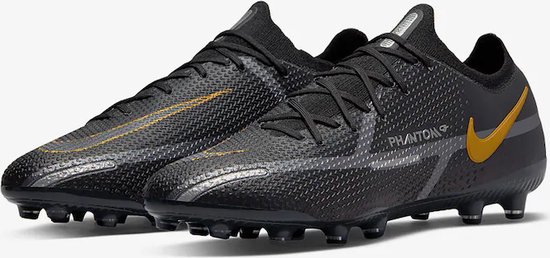 nike phantom gt elite grey black green glow gold