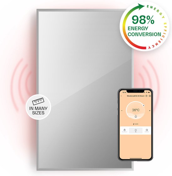 800 watt marmeren infraroodverwarming inclusief thermostaat