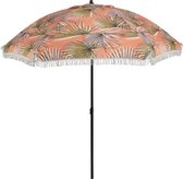 In The Mood Collection Parasol Feuilles de palmier - H238 x Ø220 cm - Oranje