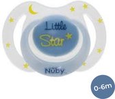 Nuby Fopspeen BPA-vrij Little Momenst Glow In The Dark - 0-6m