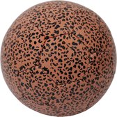 vanPauline - voetbal - kind- old coral - leopard - maat 3