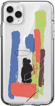 Speck Presidio Paintspatter Back Cover - Geschikt voor Apple iPhone 11 Pro Max (6.5") - Transparant