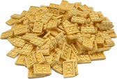 200 Bouwstenen 2x3 plate | Lichtgeel | Compatibel met Lego Classic | Keuze uit vele kleuren | SmallBricks