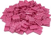 200 Bouwstenen 2x3 plate | Roze | Compatibel met Lego Classic | Keuze uit vele kleuren | SmallBricks