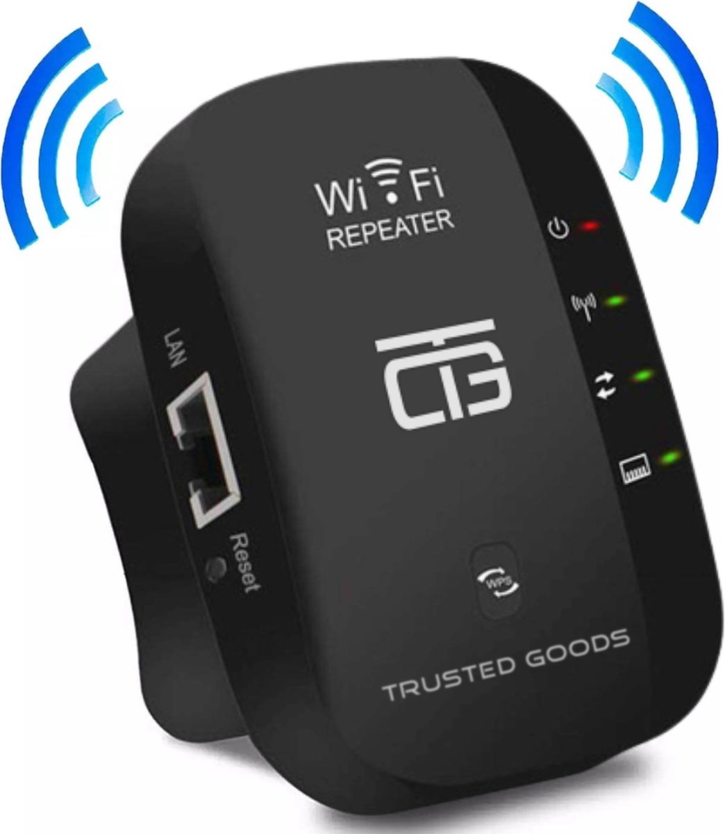 Trusted Goods® - Wifi Versterker - Wifi Extender - Wifi Repeater -  Draadloos - NL/ENG... | bol.com