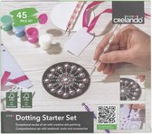 Crelando - Dotting Starter Set - Set complet - Gabarits de dessin - 45 pièces