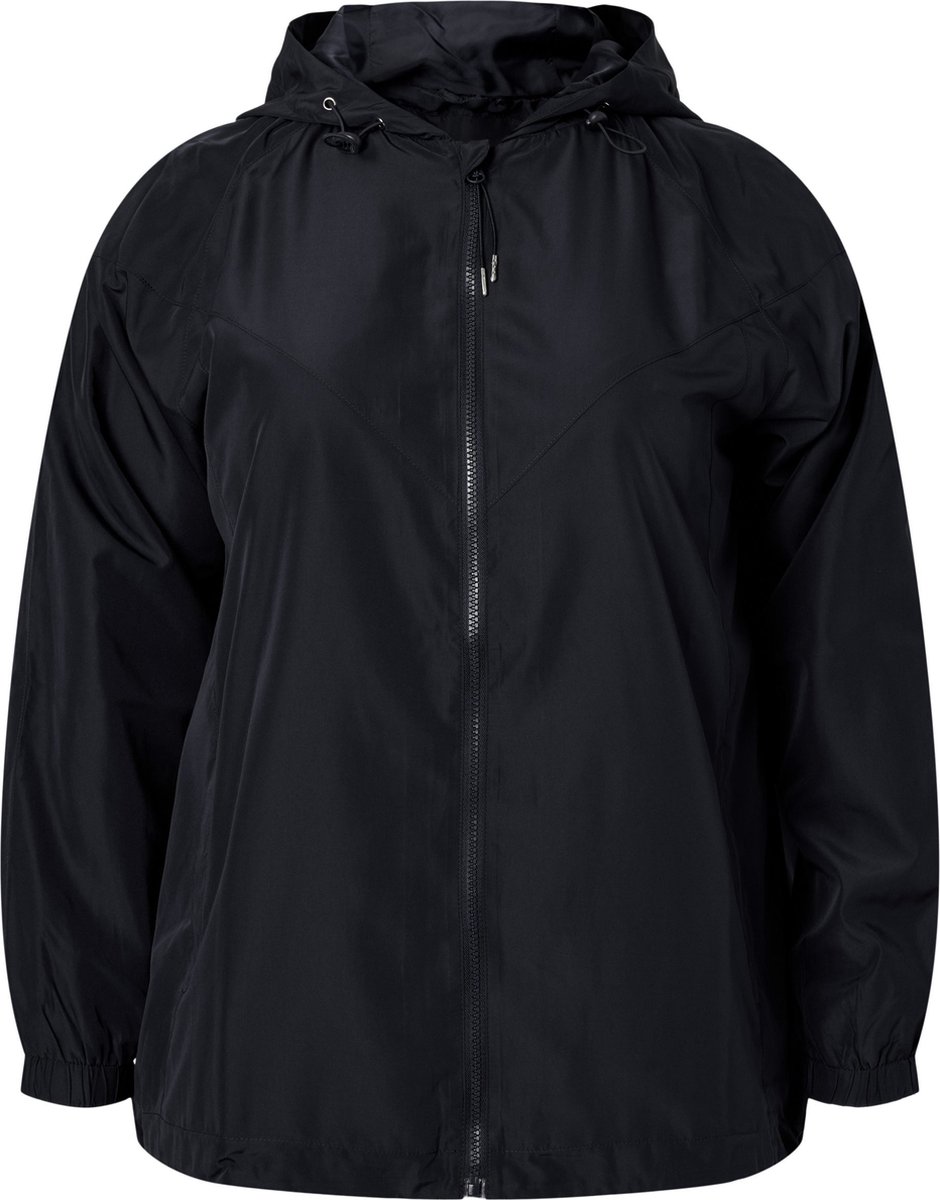 Dames Korte Fuji jas met capuchon in eclipse navy | NL