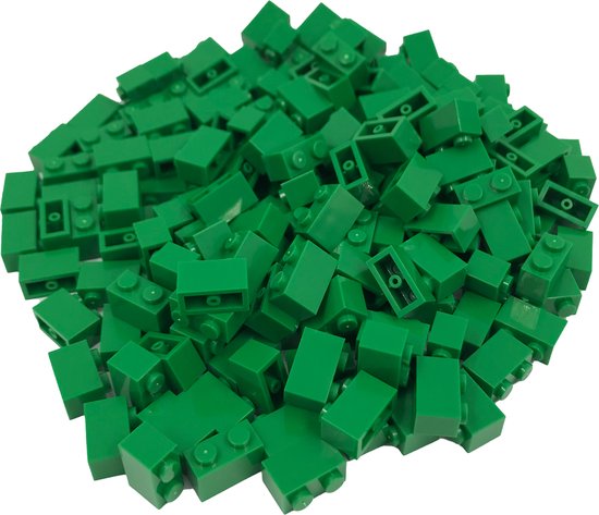 Zachte bouwstenen voor kleine kinderen. Compatibel met LEGO Duplo. 60 stukjes en montagebasis