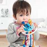 Speelgoed UFO - Sensorisch speelgoed - Montessori – Speelgoed - Ontwikkeling – Kleuren – Baby – Peuters - UFO – Fijne motoriek – Trektouwtjes - Vormen - Geluid
