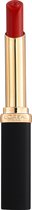 L'Oréal Paris Color Riche Intense Volume Matte Lipstick - Verrijkt met Hyaluronzuur en Arganolie - 346 Le Rouge Determination - 1,8gr