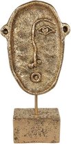 Ornament op voet - ornament op standaard goud 48 cm