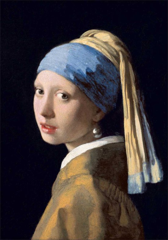 poster 70x100cm Meisje met de parel (La Jeune Fille à la perle) Johannes Vermeer , 1665 [ean©PrintPao]