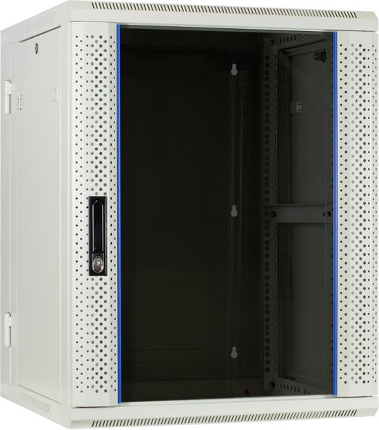 DSIT DSIT | 27U serverkast met glazen deur 600x600x1400mm (BxDxH) - B.V