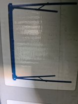2 opvouwbare schragen 99 x77cm blauw