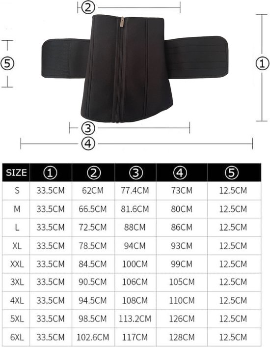 Linorie Sport WaistTrainer waist shaper Korset Superior - M - Linorie