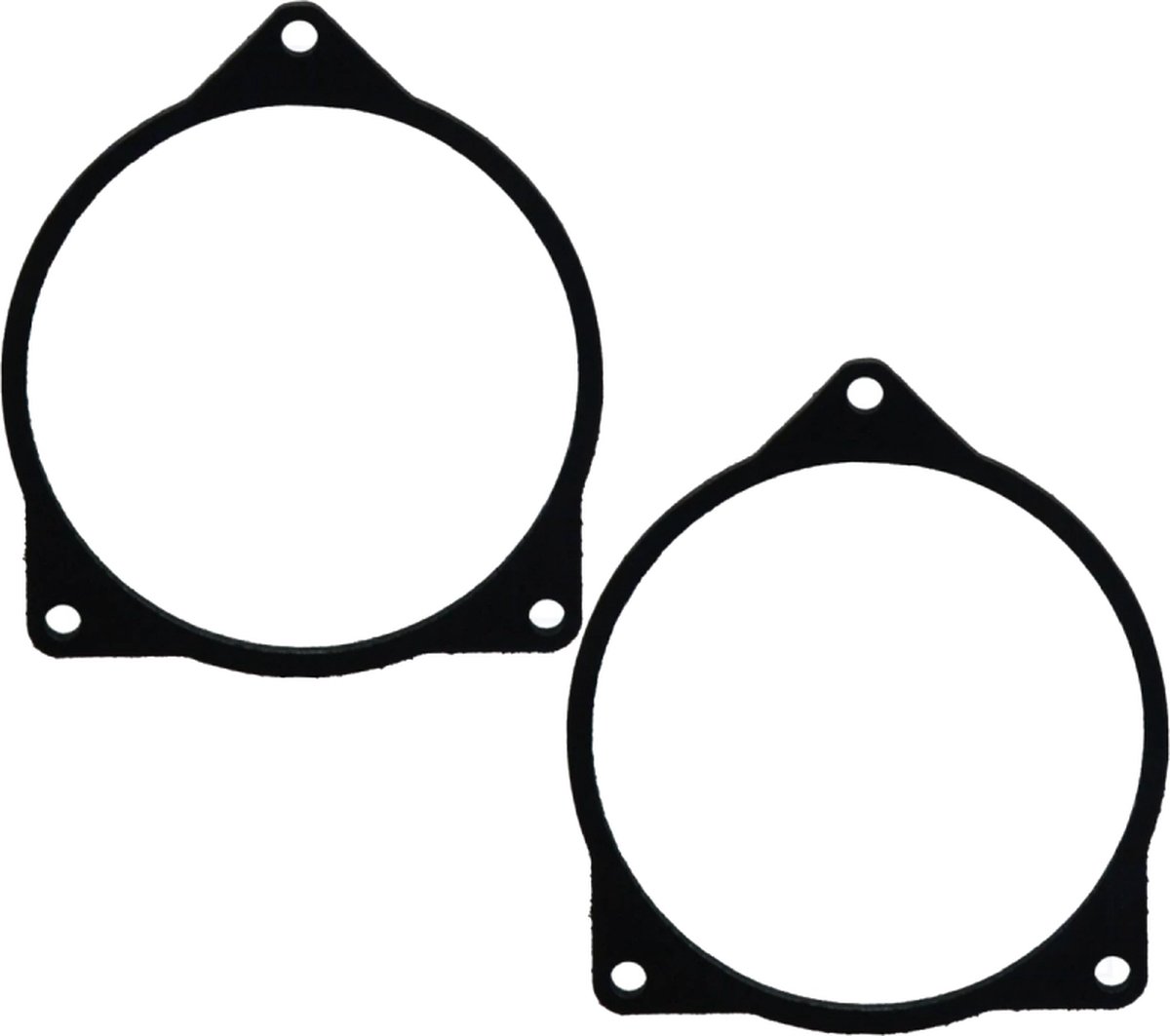 MDF 100mm Luidsprekerhouders - BMW 5 E61 Touring en E60 Sedan (2003-2010) - Voordeuren