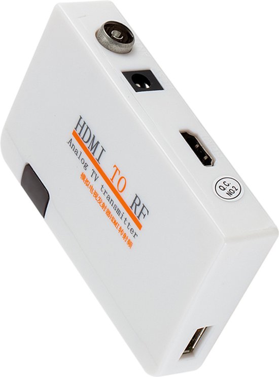 Convertitore HDMI To RF Coassiale – Adattatore Video Per TV Vecchie, Supporto 1080P Con Telecomando (Spina UE)