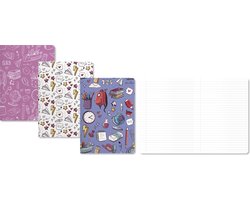 CreaChick Schriften - 21 x 14,8cm - 3 stuks