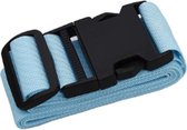 UNRL - Sangle de valise - Ajustable - 180 * 5 cm - Sangle de bagage - Sangle de tension - Accessoires de voyage - Bleu clair