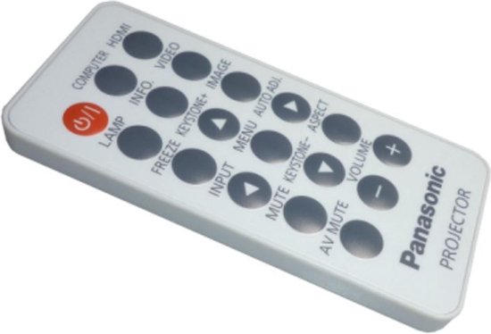 Télécommande adaptée au projecteur PANASONIC PT-TW331RU, remplace H458UB01G001
