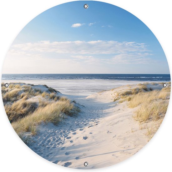 Ronde Tuinposter Noordzee